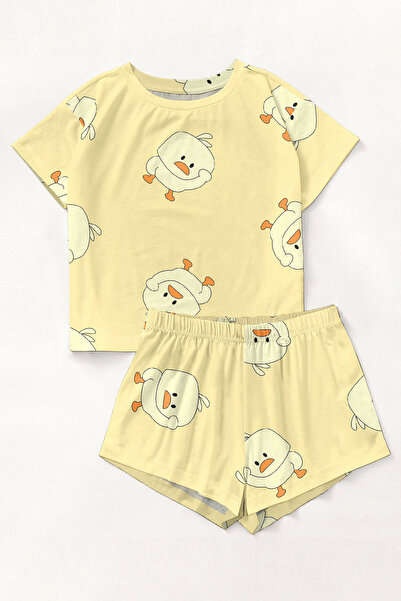 PEMBİŞ HOMEWEAR Trendy Chick Pajama Shorts Set