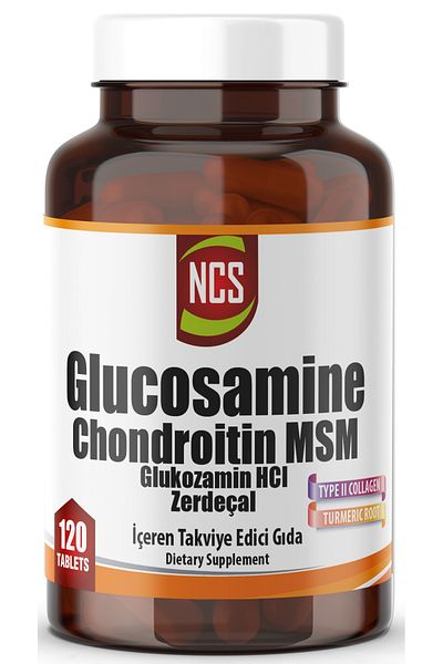 NCS Glucosamine Chondroitin Msm Type I Collagen Turmenic Root 120 Tablets