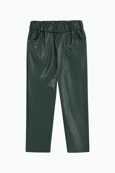 Puane WOMEN Leather Look Elastic Waist Pants PNT18135