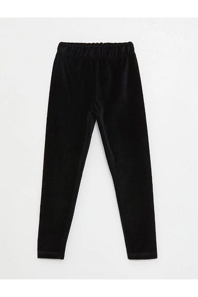 LC Waikiki Colanți LCW Kids Basic, din catifea, din bumbac, cu talie elastică