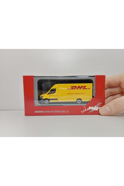 Herpa 1:87 Ho Herpa Mercedes-Benz Sprinter DHL Minyatür Aracı
