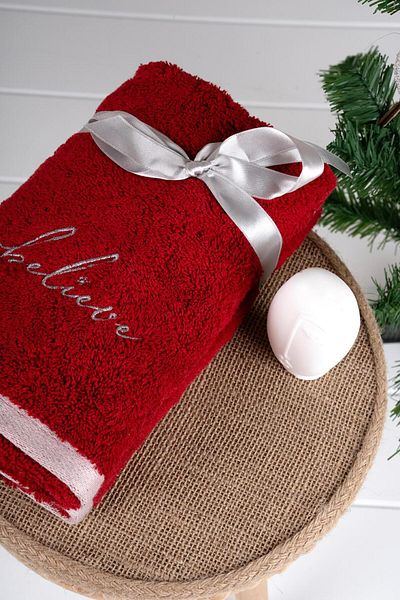 Baveno 100% Cotton Double 40x75 Cm Embroidered Towel/Towel Set