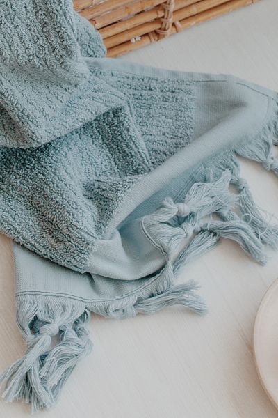 CottonTherapy Rib 100x170 cm Prosop de baie Prosop de plajă pentru piscină Premium 100% bumbac
