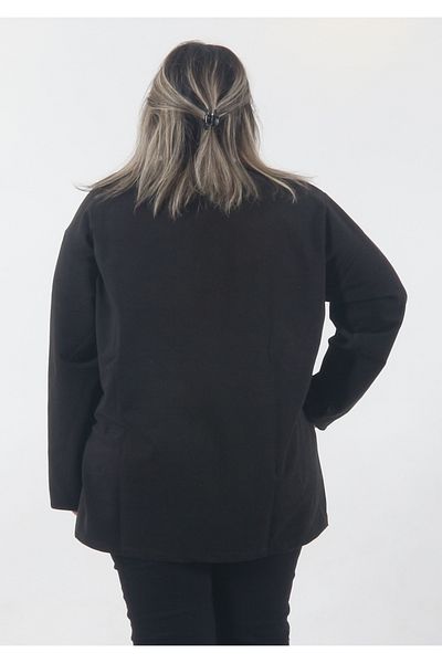 rood Μακρυμάνικο Unisex Φούτερ μεγάλου μεγέθους