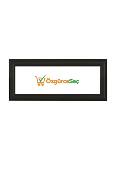 ÖzgürceSeç Placă de identificare pentru ușă din aluminiu, pliabilă (12X25) Negru