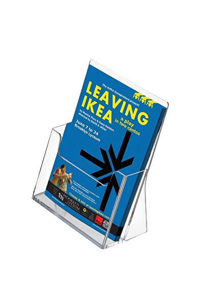 ÖzgürceSeç Masaüstü Cep Akrilik Evrak Rafı Broşürlük Föylük A5 (15X21)