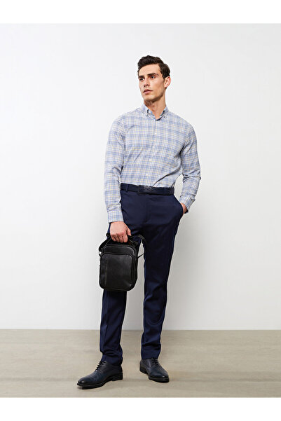 LC Waikiki حقيبة كروس للرجال ذات مظهر جلدي مع حزام قابل للتعديل