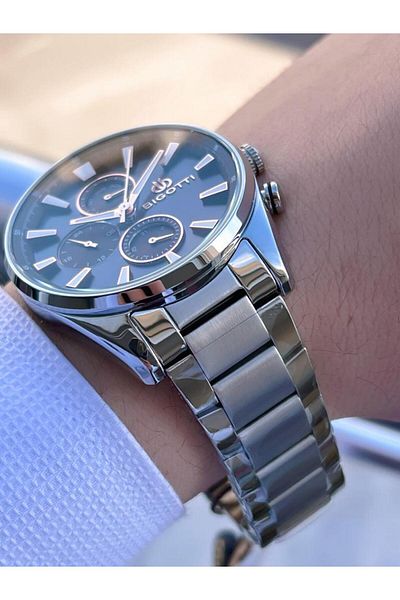 Bigotti EBG.1.10506-4 Bigotti Steel Cord 5 ATM Waterproof Men's Wristwatch