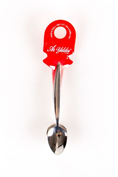 Aryıldız 6 Pieces Silver Color Teaspoons with Fountain Vacuum