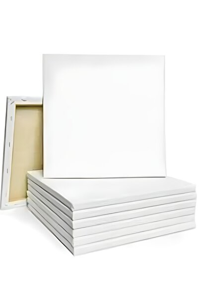 HDART Tuvall 30x40 cm Arkadan Zımbalı Yüksek Kaliteli Astarlı Hazır Tuval Boş...