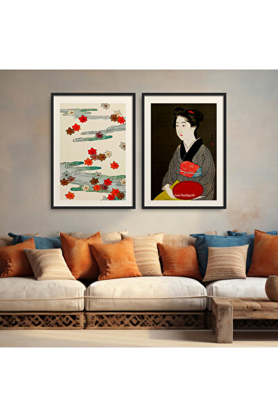 HOMEPACK Set de două set de pictură înrămată Poster Painting DOUBLE05