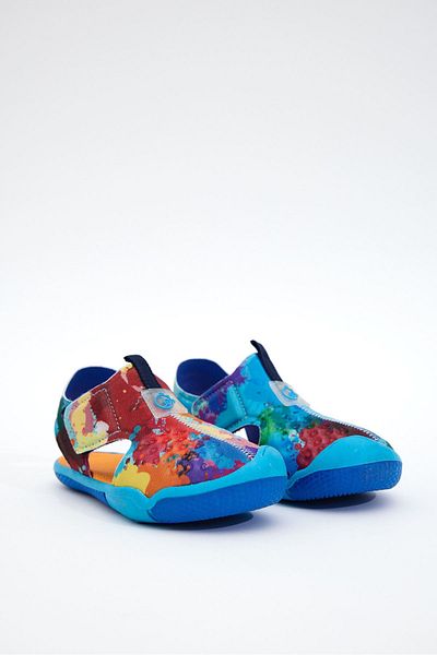 Dudino Sandale multicolore pentru copii cu velcro cu model Queen pentru fete