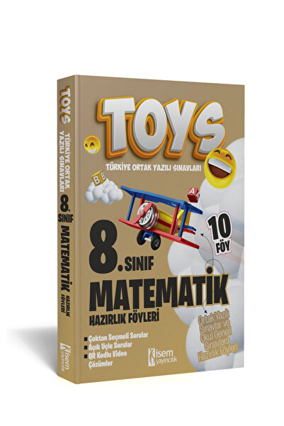 İsem Yayıncılık 2024 İSEM TOYS 8. SINIF TÜM DERSLER HAZIRLIK FÖYLERİ SETİ (6 Kitap)