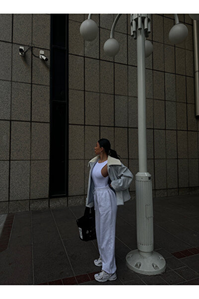 fmnbutik Жіночий м'який кашевий пухнастий комір середнього розміру з кишенями...