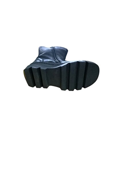 Genel Markalar Kız Çocuk Fermuarlı Kaymaz Taban Termal Astarlı Uzun Çizme