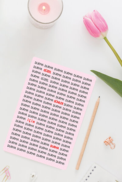 Harikalar Ofisi Durma Güzel Günler Için Durma Hediye Kartı (1 ADET)