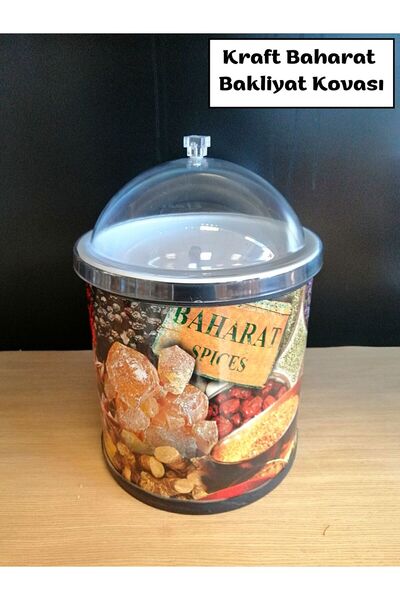 Özfiliz Mağaza Ekipmanları Kraft Baharatlık Bidon Kovası Özel Malzeme Pleksi ...