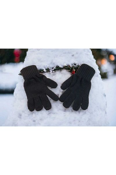 ÇEÇEN HOME Плетени ръкавици за деца от 1 до 5 години