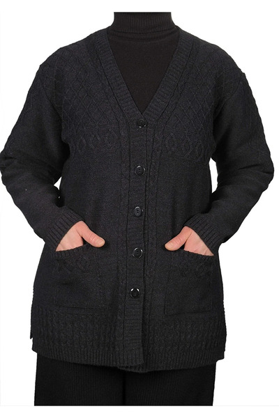 NOBLE STORE سترة نسائية بأزرار مقاس كبير nbl6222،،