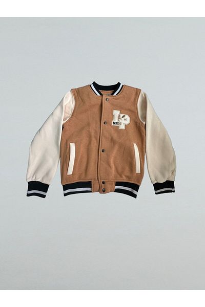 Menta store Children's College Collar Bomber Cardigan