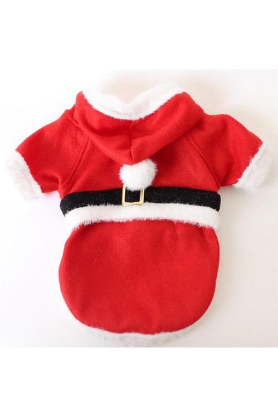 MAX DESİGN Santa Claus Jacket Suitable For Medium Race Dogs Fleece XLarge