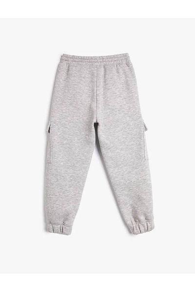Koton 4wkb40135tk Boy's Tracksuit Bottom Gray