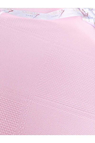 sarra 110X115 cm HEREKE BABY BLANKET - PINK