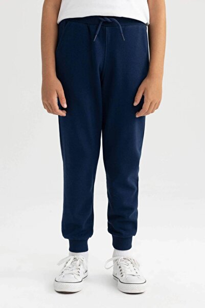 DeFacto K8852A6/Nv154 Defacto Boy's Tracksuit Bottom Navy