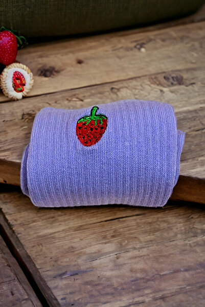 AYMETA TİCARET 1 pereche de șosete brodate pentru femei