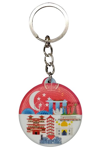 Dünyadan Hediyeler Singapore Themed Keychain Cover Opener