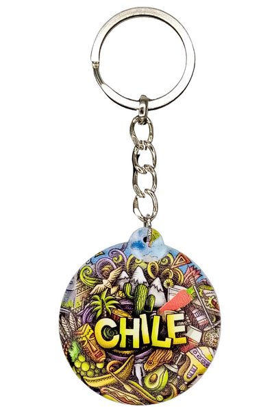 Dünyadan Hediyeler Chile Themed Keychain Cover Opener