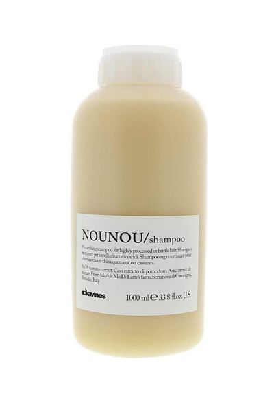 Davines Nounou 1000 ml Strengthening Nourishing Shampoo - for Processed Hair Noonline 7907