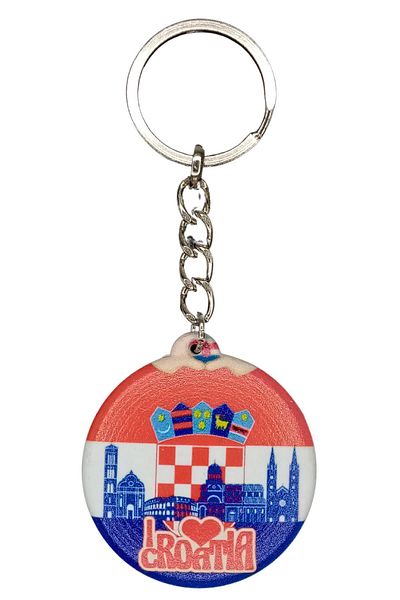 Dünyadan Hediyeler Croatia Themed Keychain Cover Opener