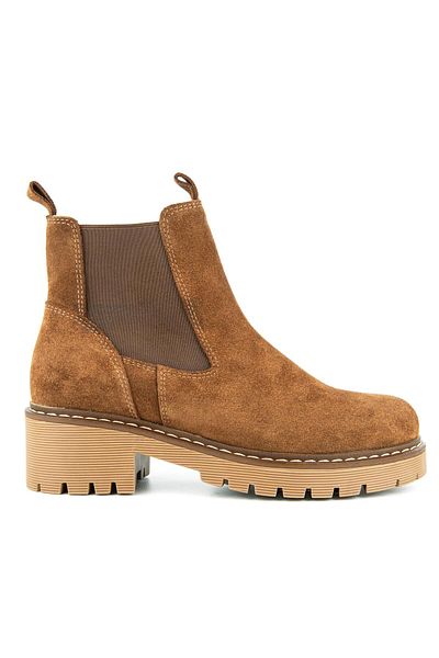 Muya Orthopedix Delarge 6 Point Genuine Leather Women's Boots with Elastic Heel Spur Pads324274
