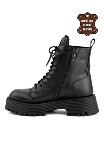 Mammamia D23KB-5045 KALIN TABAN DERİ GENÇ KADIN BOT