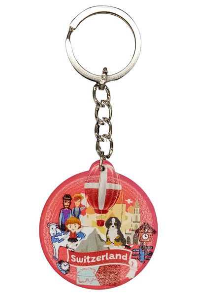 Dünyadan Hediyeler Switzerland Themed Keychain Cover Opener