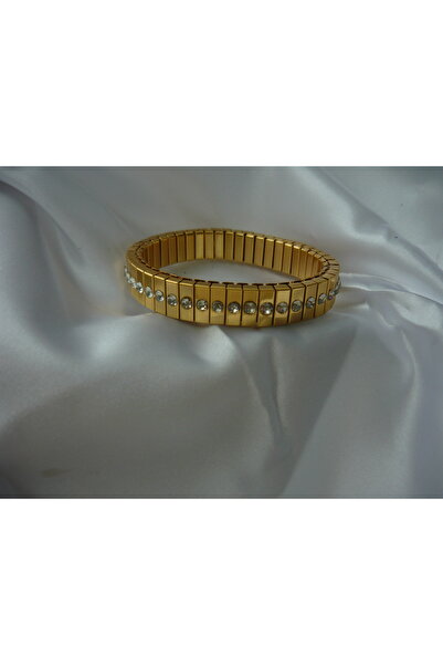 Beyaz Dükkan WHITSDUCKAN ZIRCON STONE NOMINATION ESNEYEN 316L STEEL BRACELET