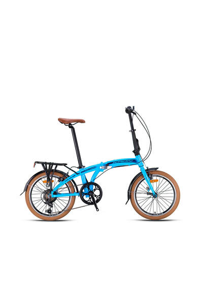 Kron Fd750 20 Jant Katlanır Bisiklet Kırmızı-Siyah