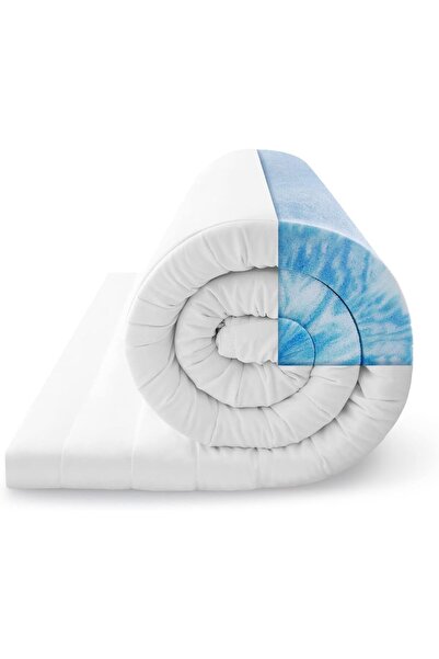 OMİSİLLİ Visco Ortopedik Yatak Koruyucu Yatak Pedi & Yatak Şiltesi Lastikli Fermuarlı