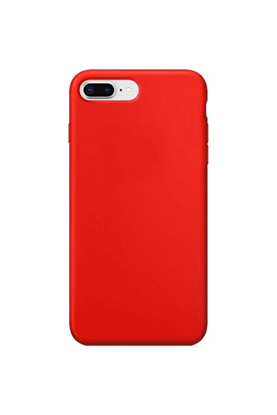 TechnoZone iPhone 7 Plus ve 8 Plus Uyumlu Silikon İçi Kadife Lansman Kılıf