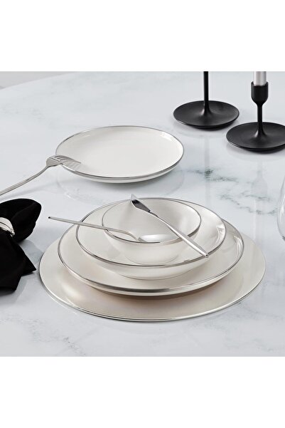 Store Streamline Eclipse Platin 24 Parça 6 Kişilik Yemek Takımı