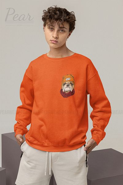 Pear Wear Ανδρικό φούτερ Oversize - Cooldog Printed