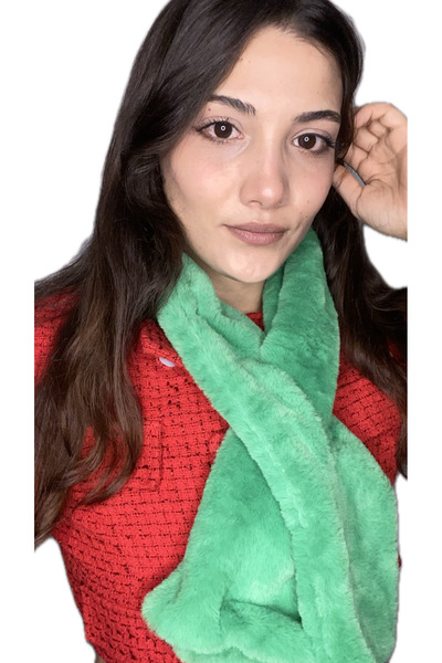 laviyonsa Colorful plush scarf & neck collar