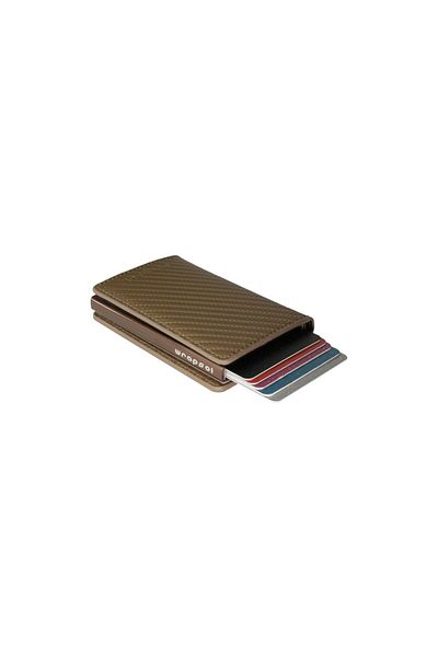 Wrapsol Mechanical Wallet Smart Card Holder Book Karbon