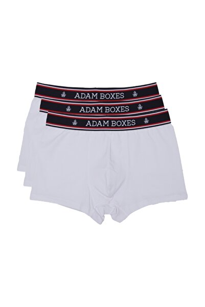 ADAM BOXES بوكسر ترينك نيو مارايم 3 عبوات - أبيض