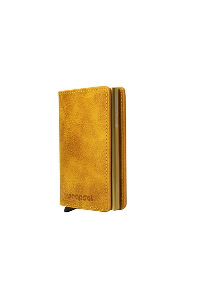 Wrapsol Mechanism Wallet Smart Card Holder Book Leather