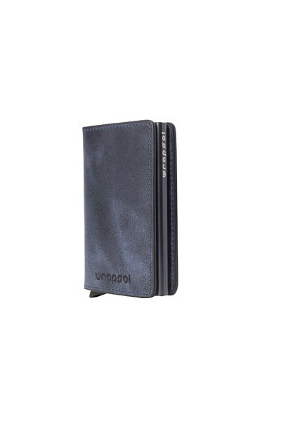 Wrapsol Mechanism Wallet Smart Card Holder Book Leather