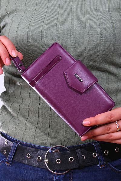 Grande 2716 genuine leather women's wallet card holder multi-compartment medium size DAMSON
