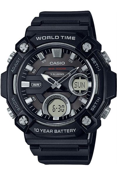 Casio ساعة يد رجالية Aeq-120w-1avdf