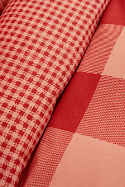 Sarah Anderson York Single Duvet Cover Set Terracota